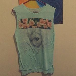 Frozen Elsa tanktop.
